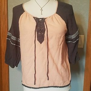 3/4 sleeve Top, shop the trends, sz M